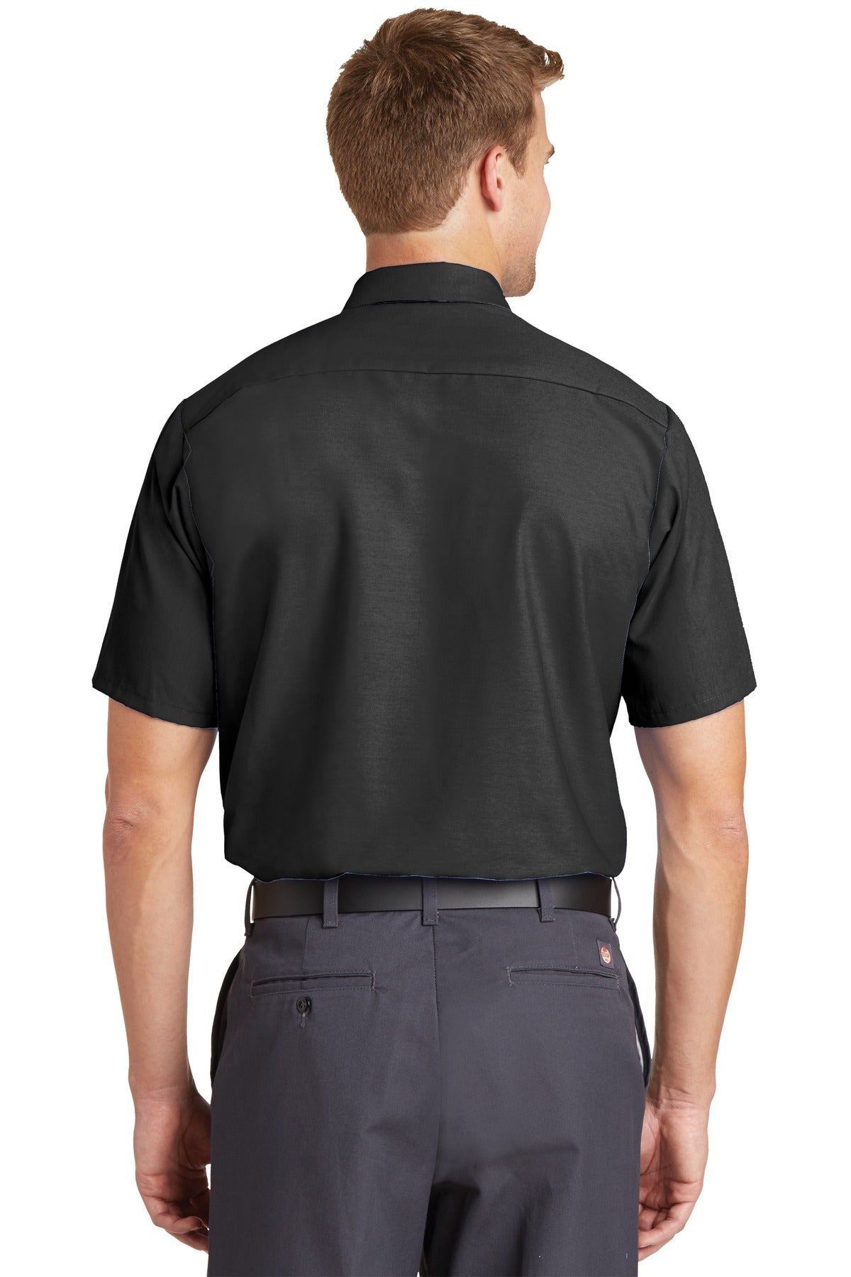 Red Kap Men's Short Sleeve Work Shirt. SP24L Corporate Apparel Shirts & Tops