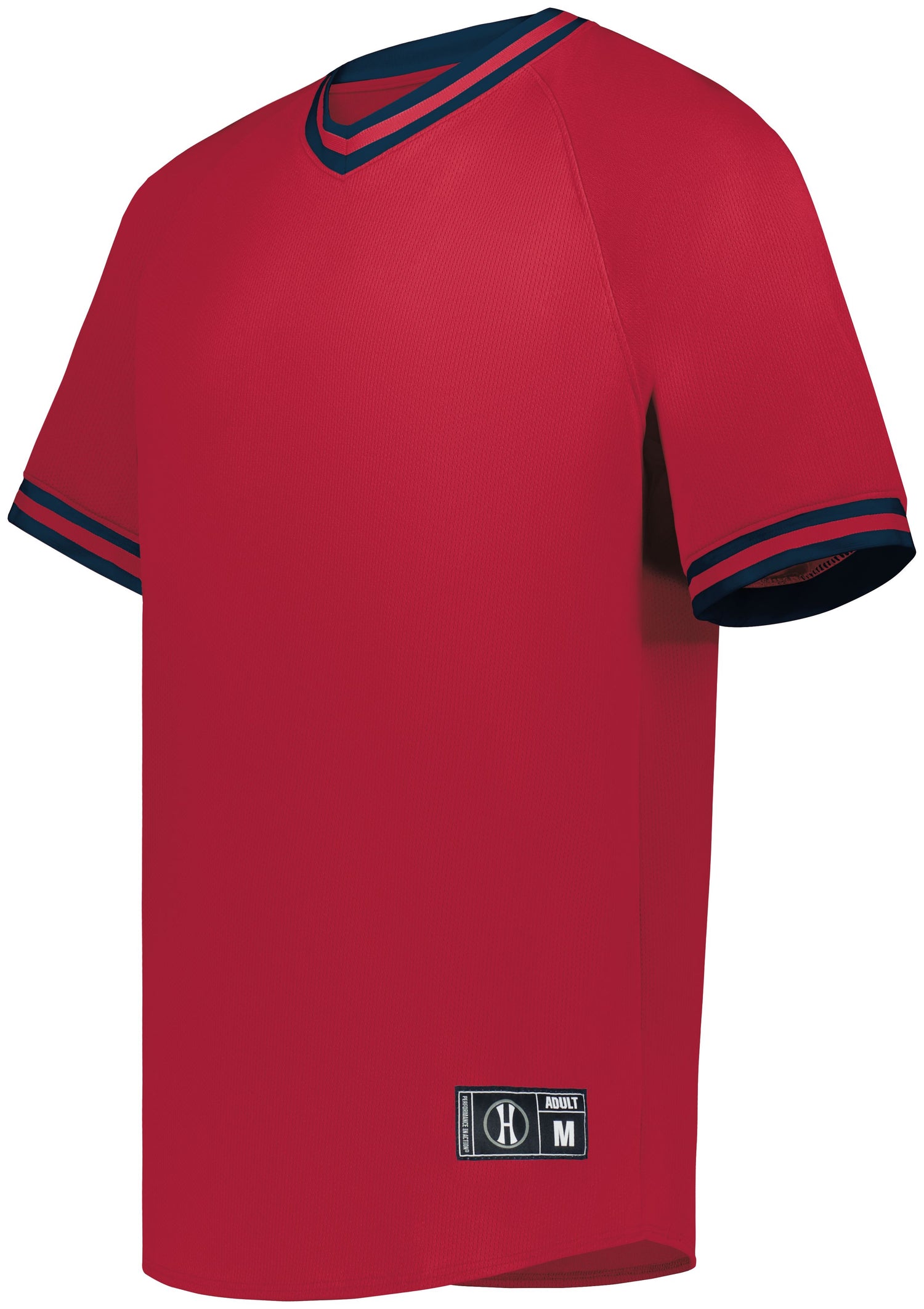 Holloway Men's Retro V-Neck Baseball Jersey Baseball Jerseys Adult