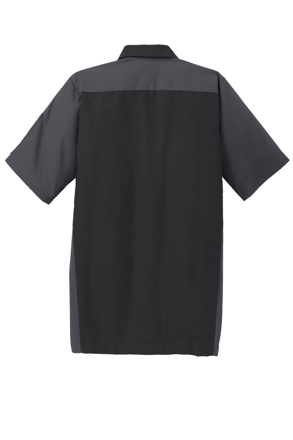 Red Kap Men's Short Sleeve Automotive Crew Shirt. SY20 Corporate Apparel Shirts & Tops