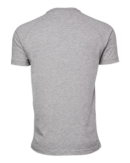 BELLA + CANVAS Men's Heather CVC Raglan Tee Mens Apparel Shirts & Tops