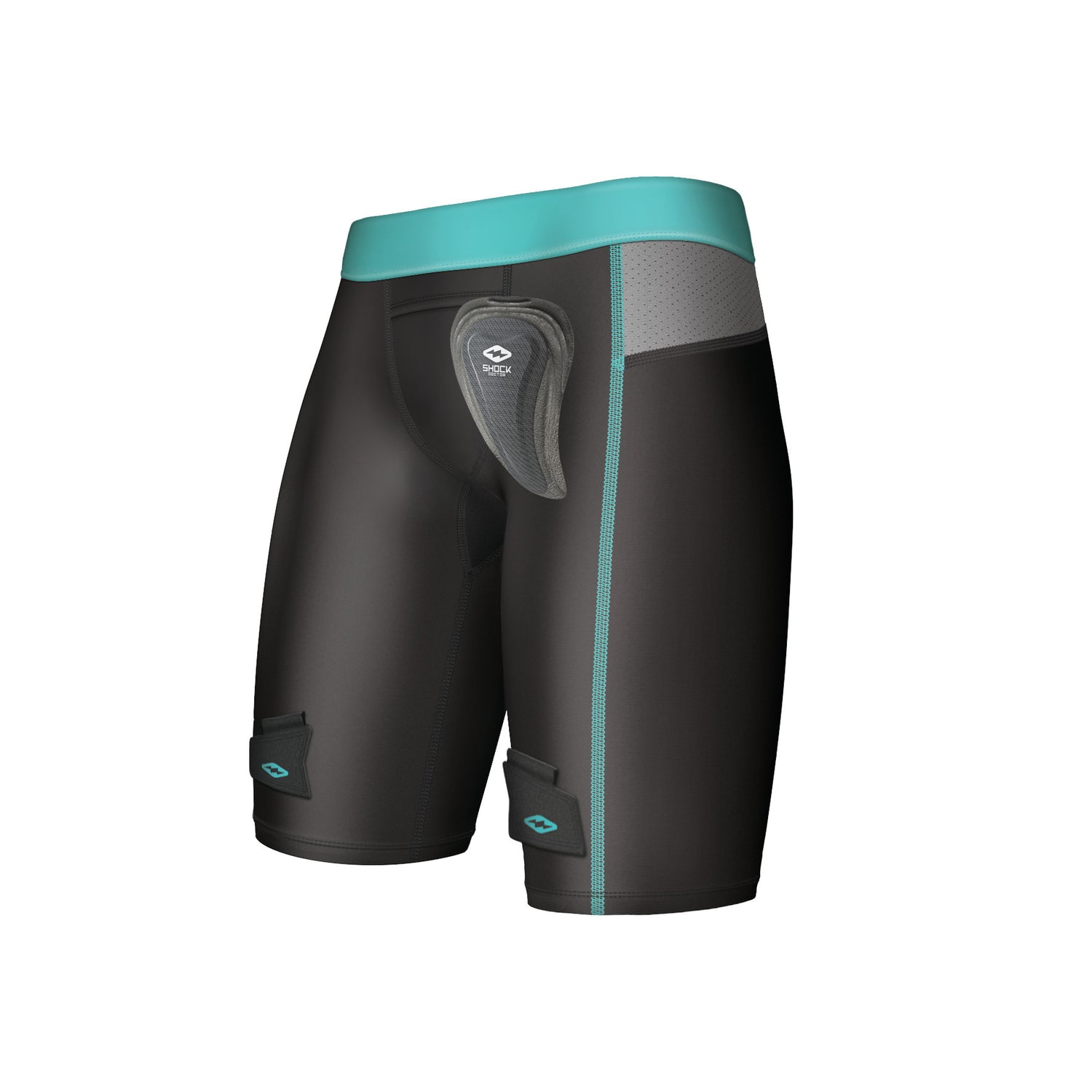Shock Doctor Girl's Compression Hockey Short with Pelvic Protector Youth Apparel Pants & Shorts