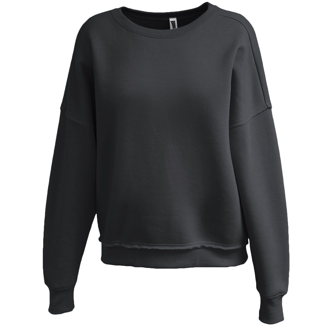 Pennant Women's Raw Edge Crew Womens Apparel Sweatshirts & Fleece