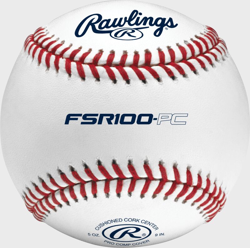 Rawlings Flat Seam High School Pro Comp Cover Practice Baseball Dozen Baseball Baseballs All