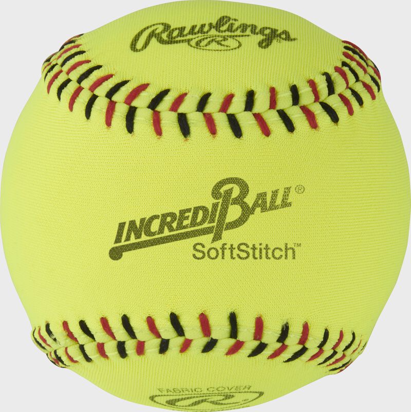 Rawlings Incredi-Ball 12" Yellow SoftStitch Softballs - Dozen Softball Softballs All