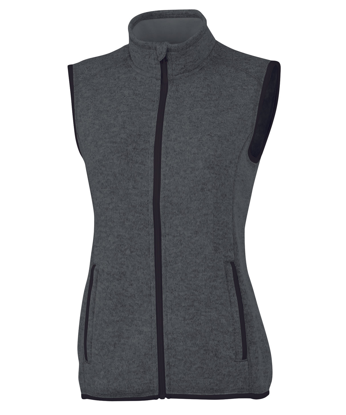 Charles River Women's Pacific Heathered Vest Womens Apparel Jackets & Vests