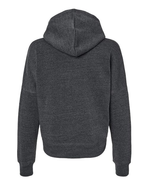 J. America Women's Crop Hooded Sweatshirt 11166-SS Womens Apparel Sweatshirts & Fleece