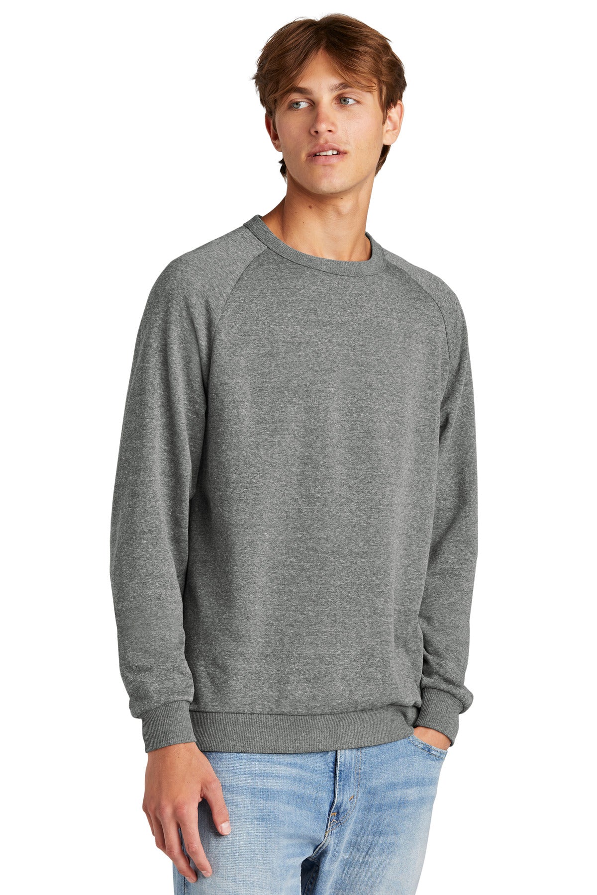 District Men's Perfect Tri Fleece Crewneck Sweatshirt DT1304
