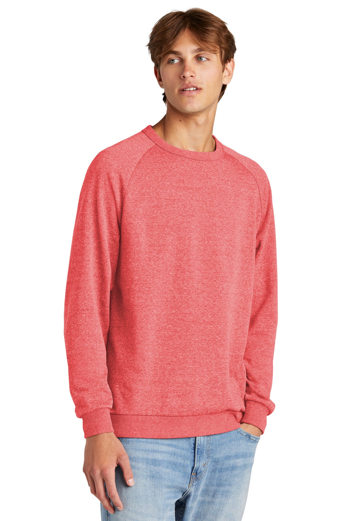 District Men's Perfect Tri Fleece Crewneck Sweatshirt DT1304