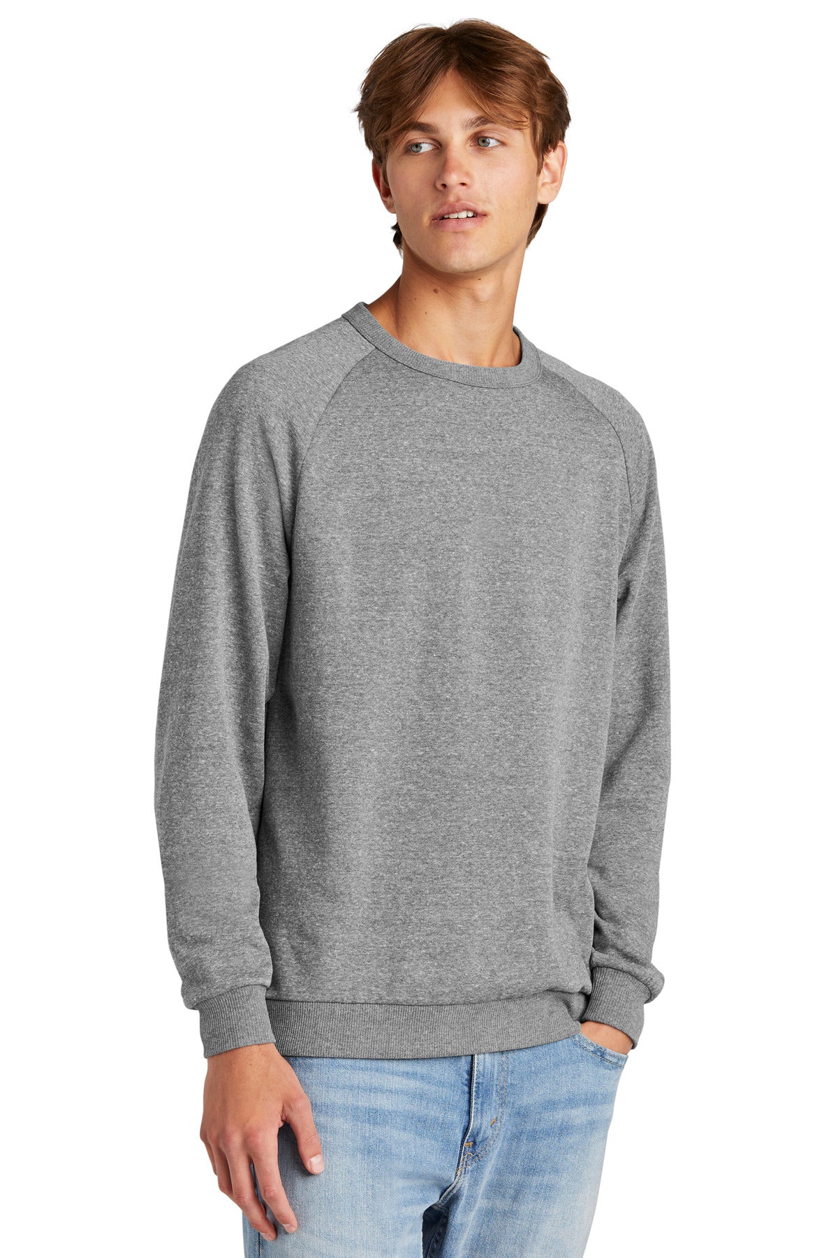 District Men's Perfect Tri Fleece Crewneck Sweatshirt DT1304