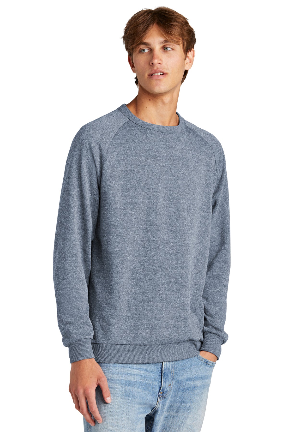 District Men's Perfect Tri Fleece Crewneck Sweatshirt DT1304