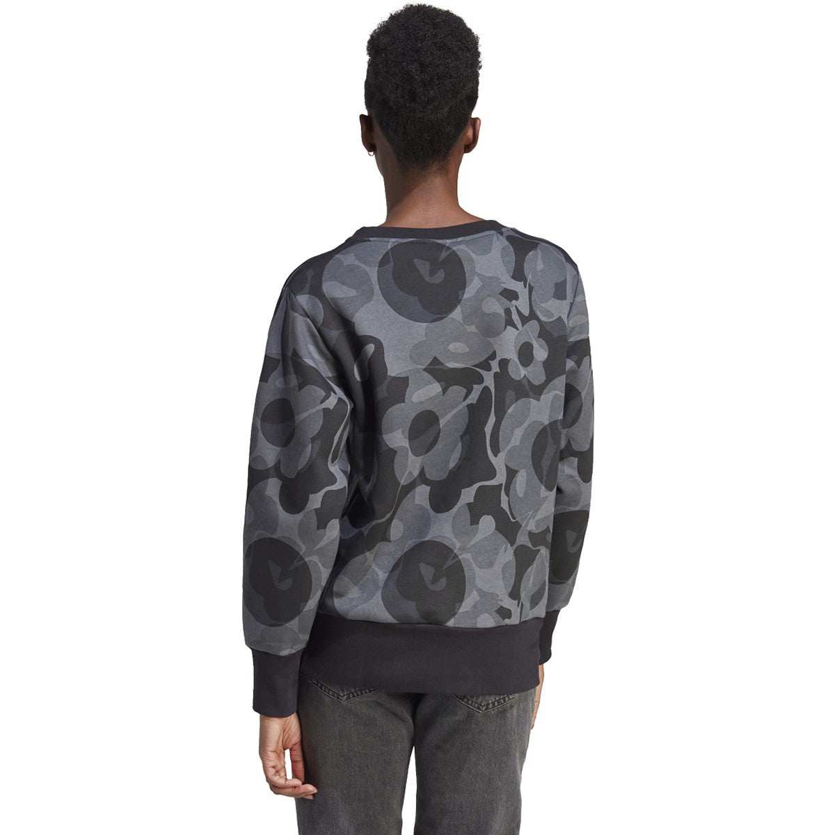 adidas Women's All Over Print Sweatshirt Womens Apparel Sweatshirts & Fleece