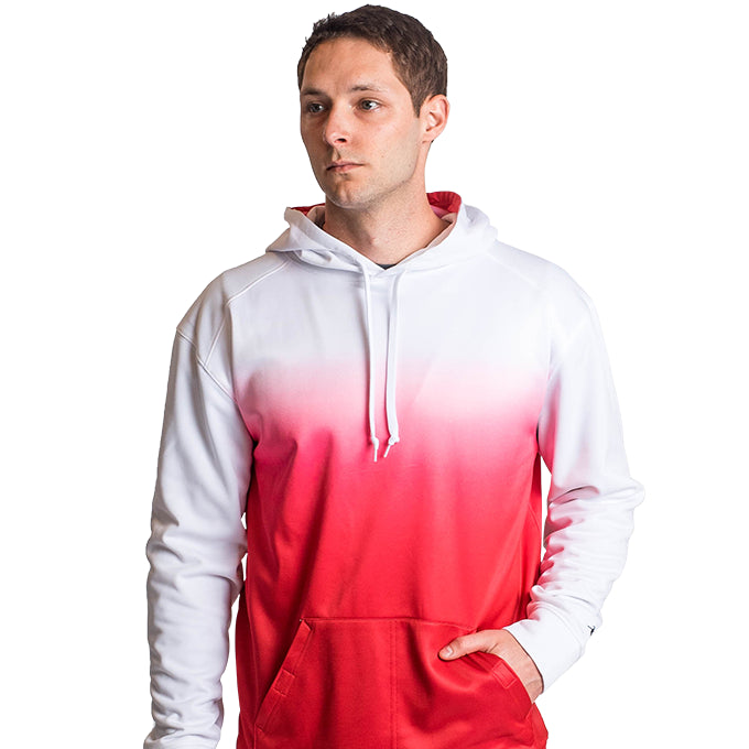 Badger Men's 1403 Ombre Hooded Sweatshirt Mens Apparel Sweatshirts & Fleece