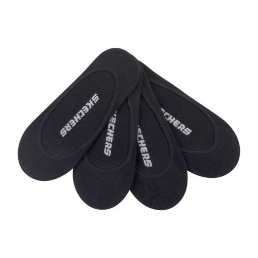 Skechers Women's 4 Pack Non Terry Microfiber Liner Unisex Accessories Socks