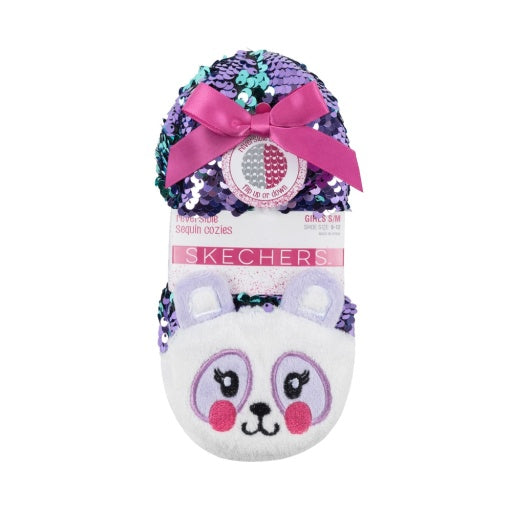 Skechers Girl's Sequin Cozies Youth Footwear Sandals & Slides
