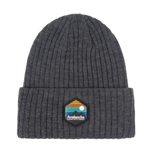 Avalanche Sunset Cuff Rib Beanie-1