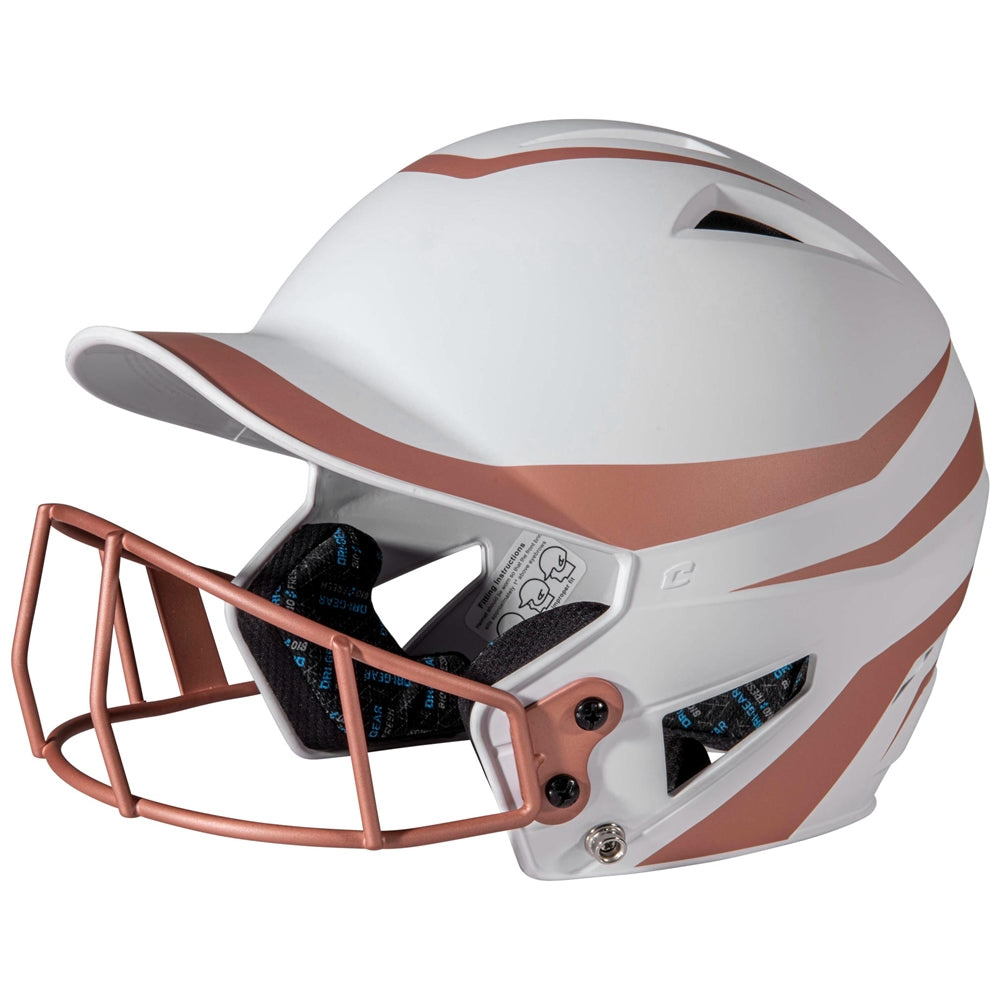 Champro Senior HX Rise Legend Batting Helmet with Facemask Softball Batting Helmets All
