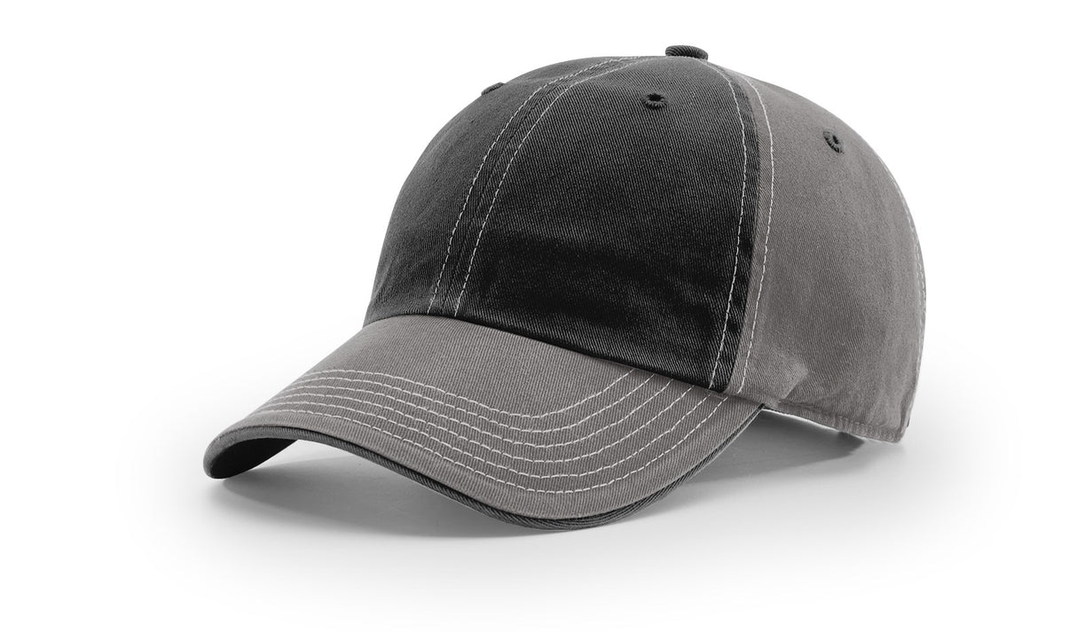 Richardson Washed Chino Charcoal Hat Unisex Accessories Hats & Caps