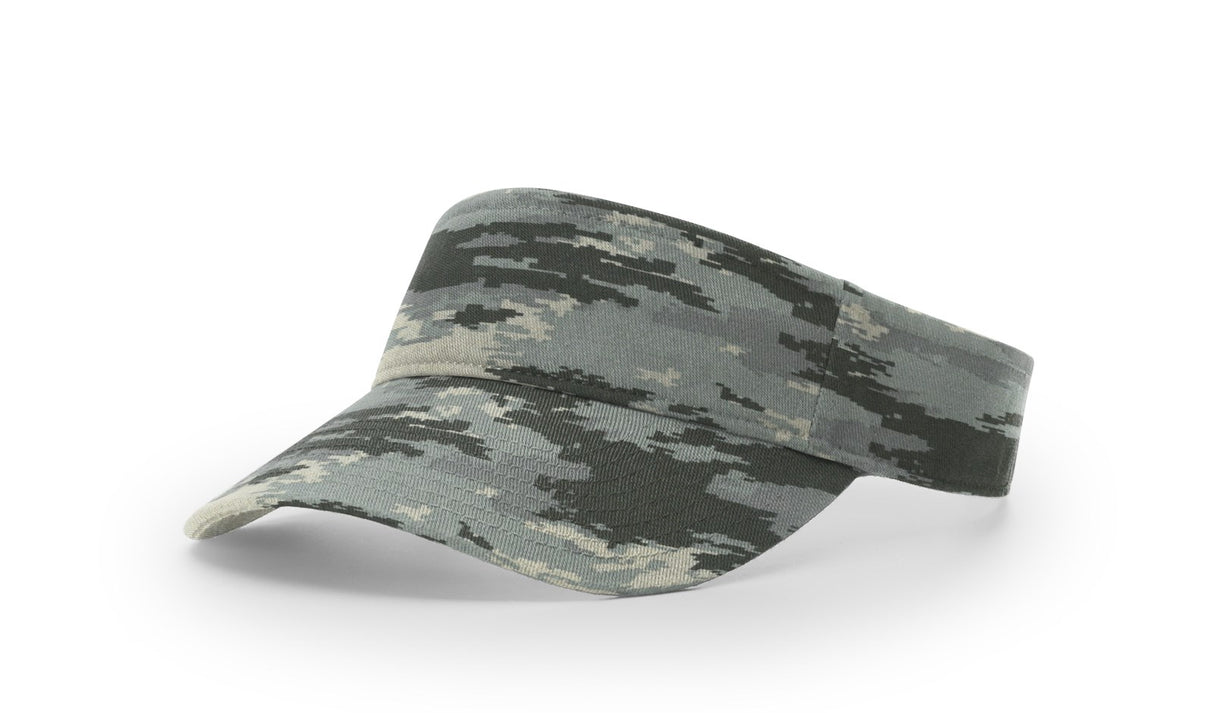 Richardson Twill Camo Visor Hat Unisex Accessories Hats & Caps
