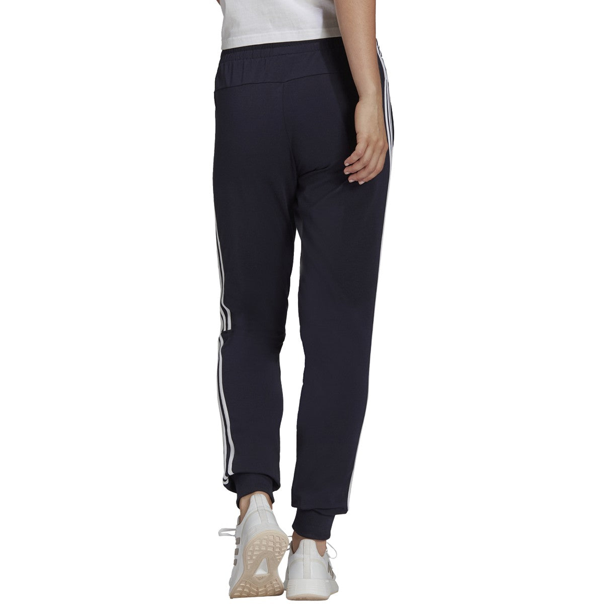 adidas Women's Essentials 3-Stripes Cuffed Pants Womens Apparel Pants & Sweatpants