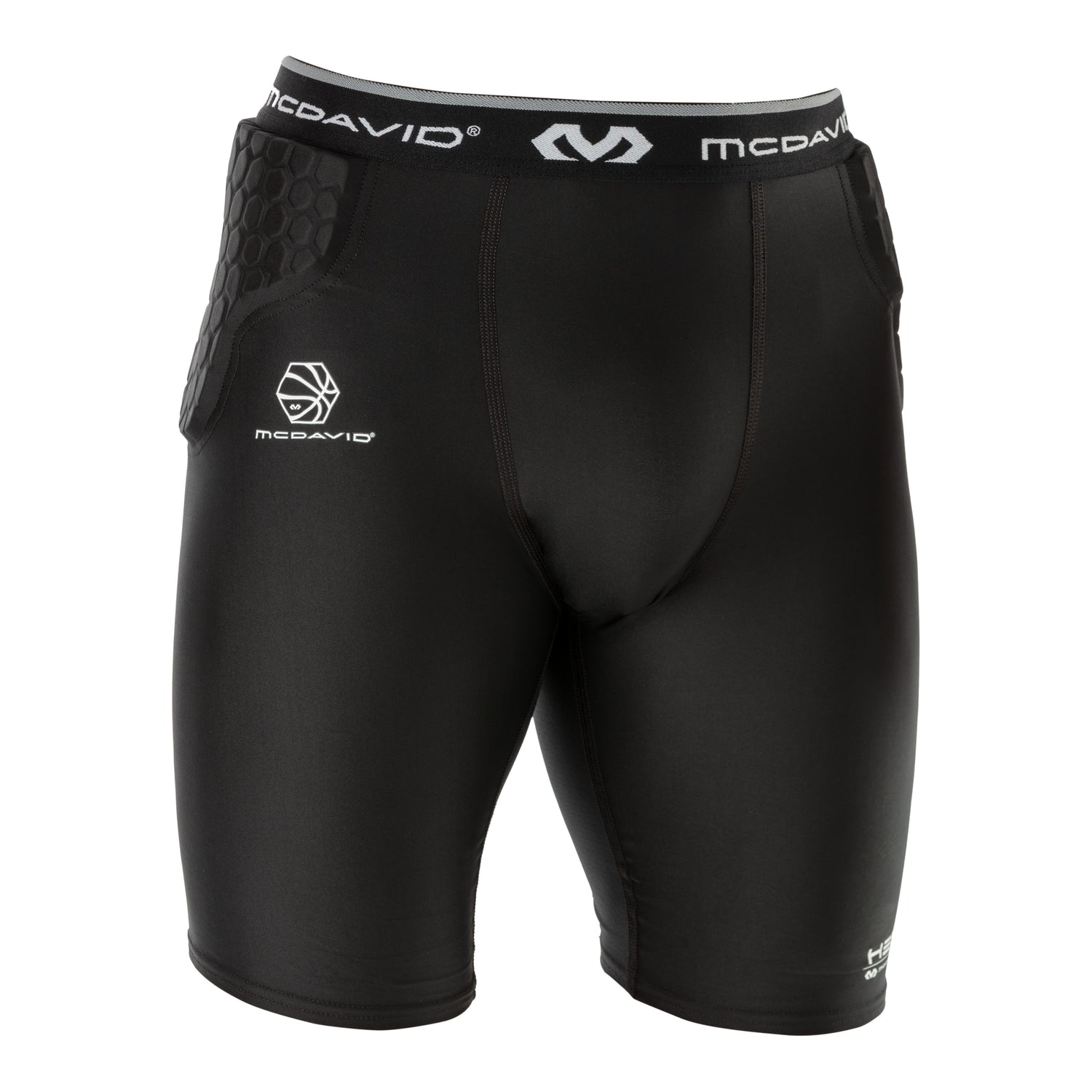 McDavid Men's HEX Basketball Short with Hip & Tailbone Pads Basketball Shorts Adult