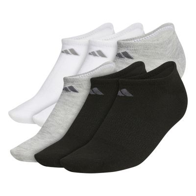 adidas Women's Superlite 6-Pack No Show Socks Unisex Accessories Socks