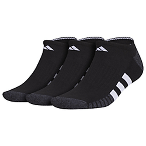 adidas Men's Cushioned 3.0 3-Pack No Show Socks Unisex Accessories Socks