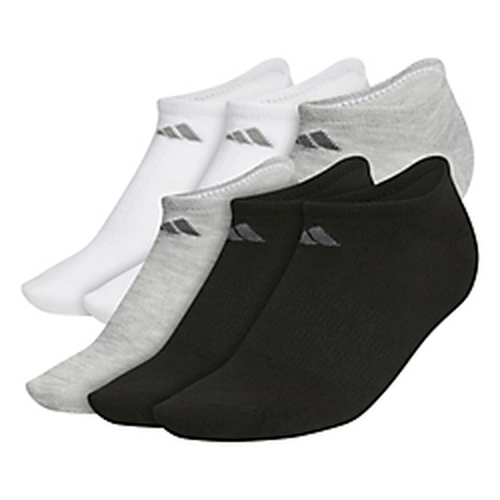 adidas Women's Superlite 6-Pack No Show Socks Unisex Accessories Socks