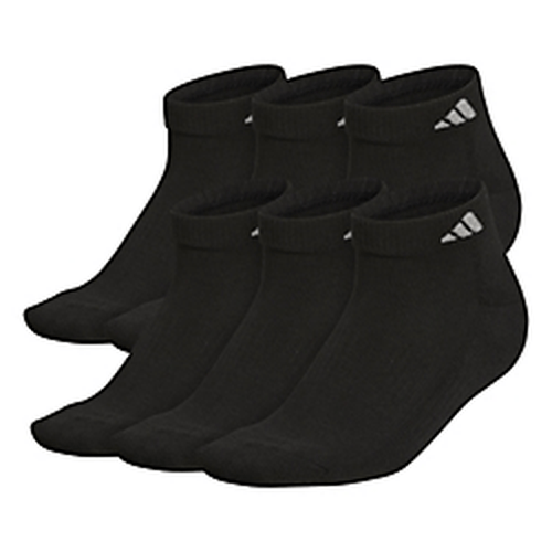 adidas Women's Athletic Cushioned Low Cut Socks 6 Pairs Unisex Accessories Socks