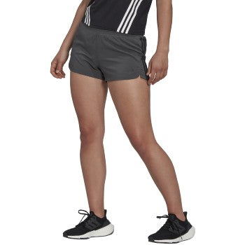 adidas Women's Pacer 3 Stripe Woven Shorts Womens Apparel Shorts