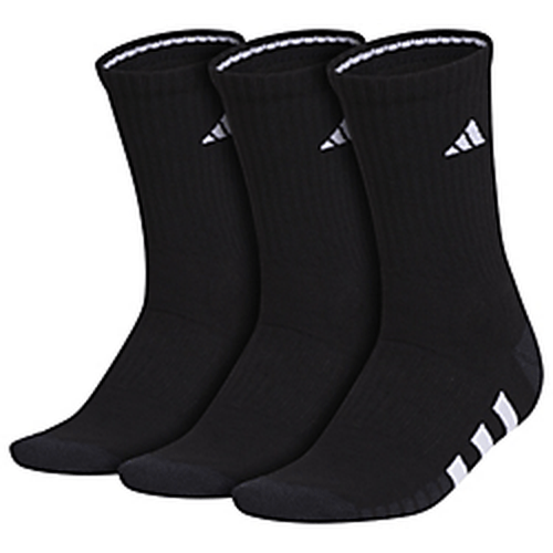 adidas Women's Cushioned 3.0 3-Pack Crew Socks Unisex Accessories Socks