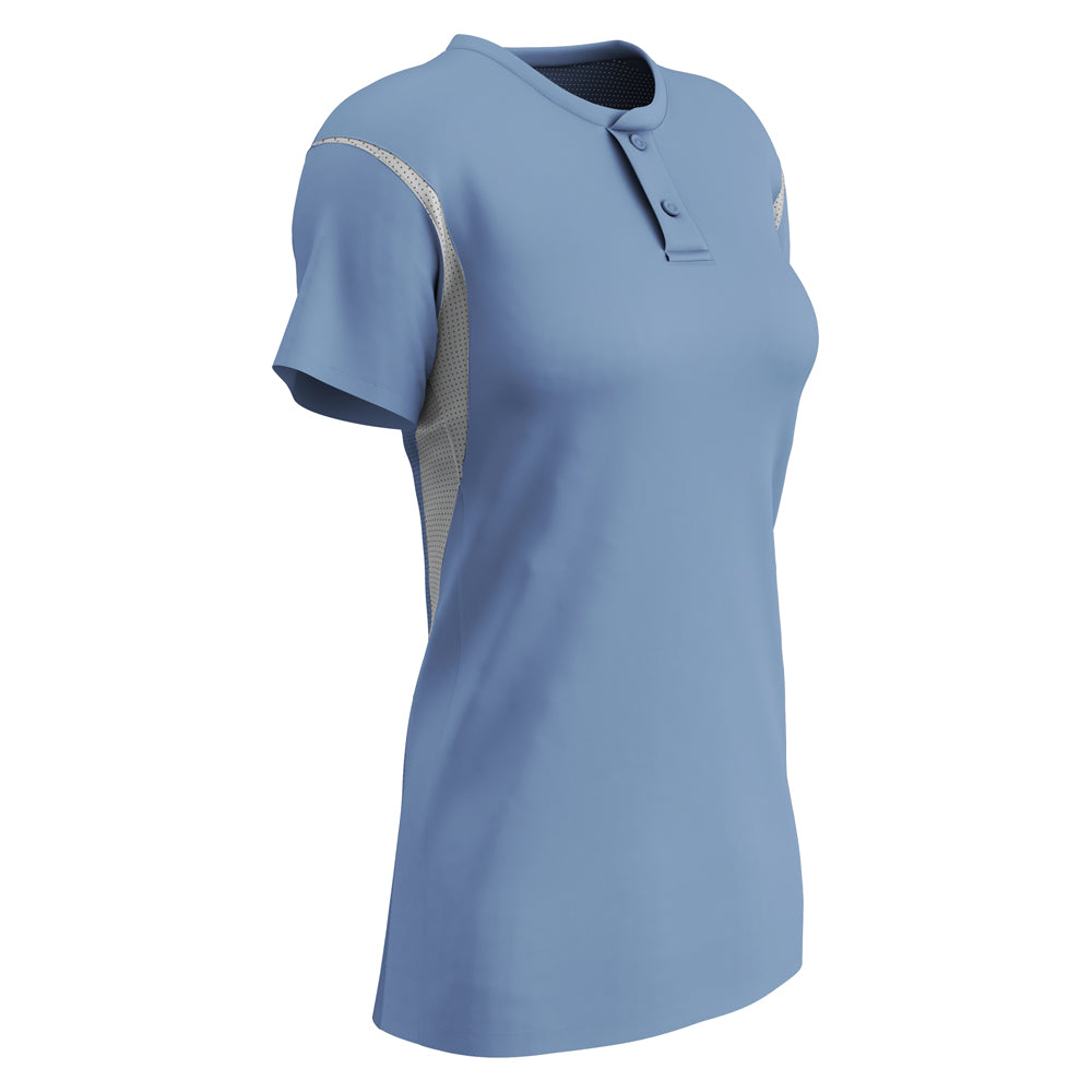 Champro Girl's Legacy 2-Button Softball Jersey Softball Jerseys Adult