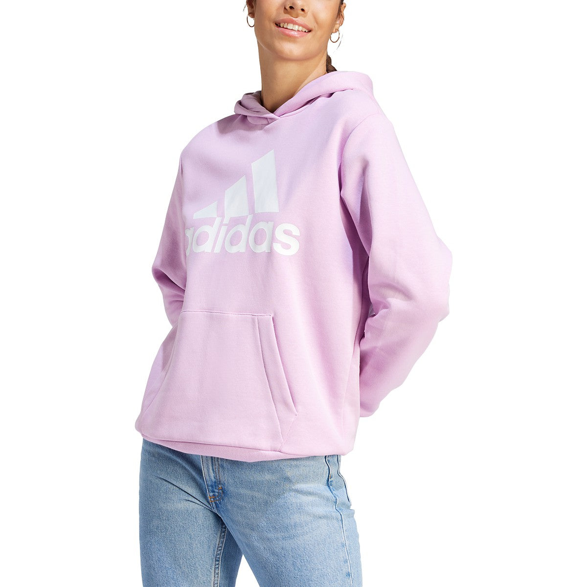 adidas Women's Oversized Big Logo Hoodie Womens Apparel Sweatshirts & Fleece
