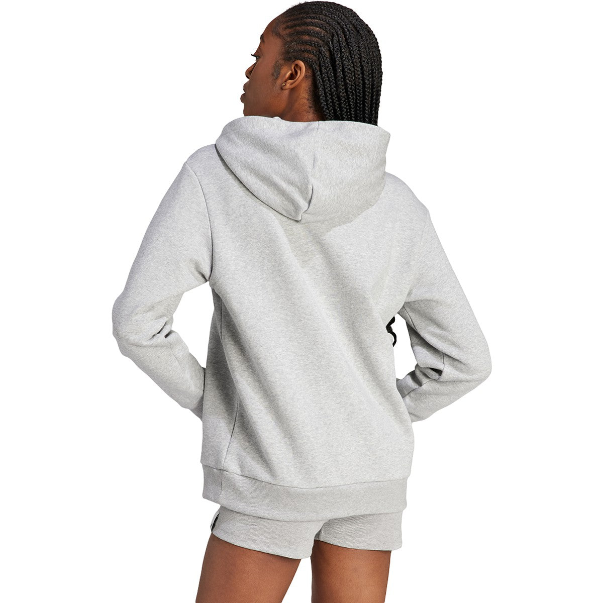 adidas Women's Oversized Big Logo Hoodie Womens Apparel Sweatshirts & Fleece