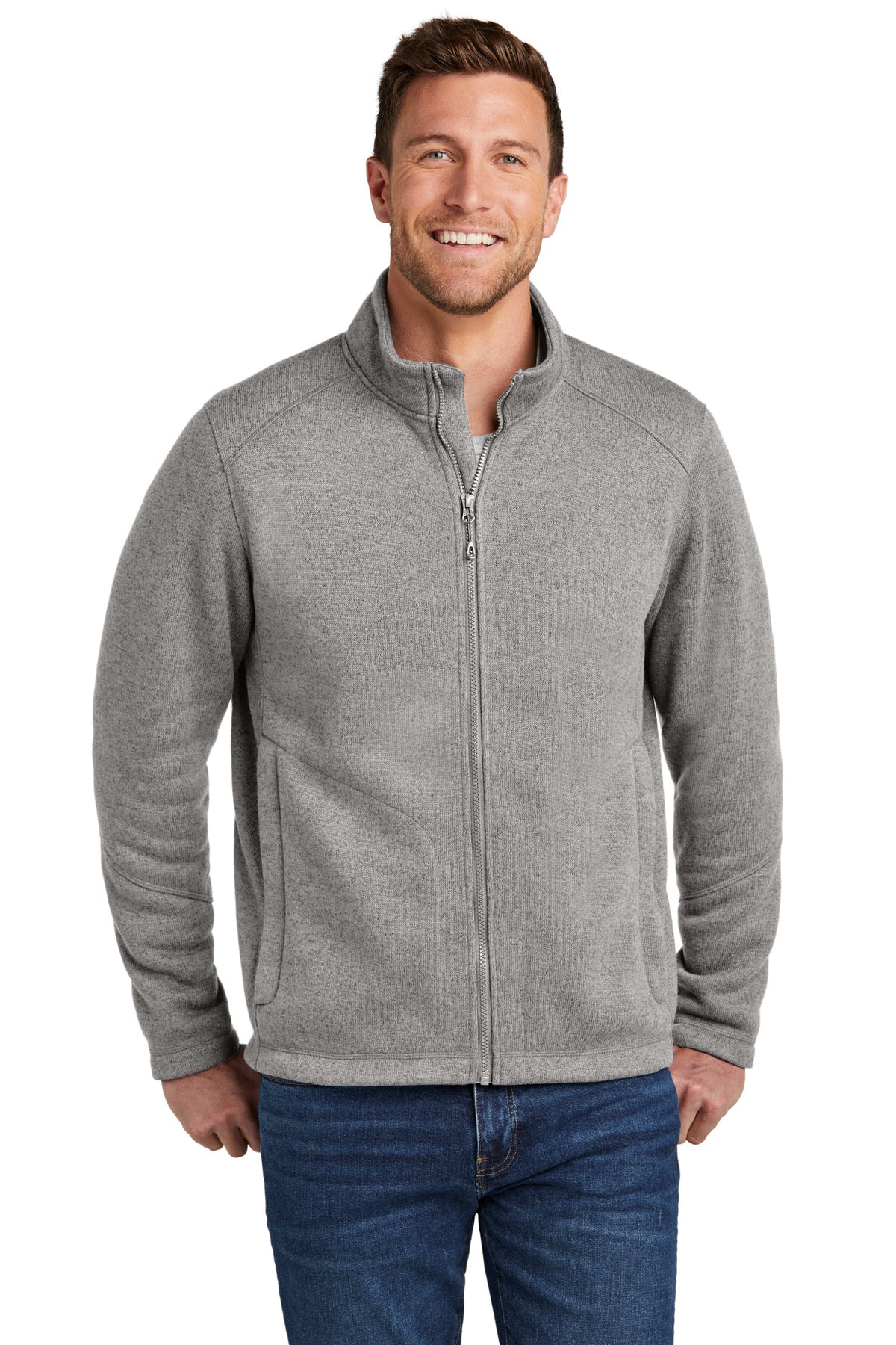Port Authority® Arc Sweater Fleece Jacket Mens Apparel Sweatshirts & Fleece