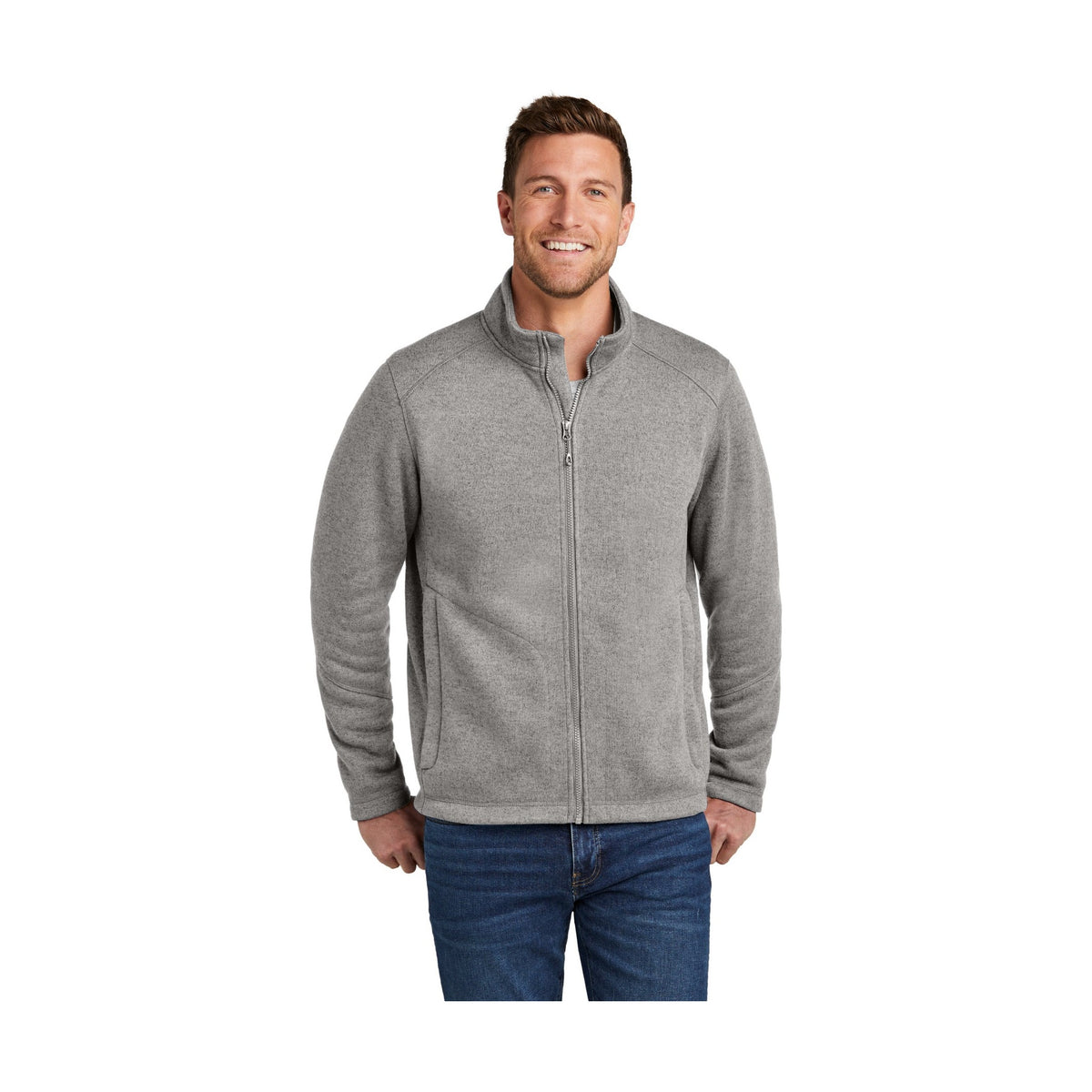 Port Authority Men's Arc Sweater Fleece Jacket F428