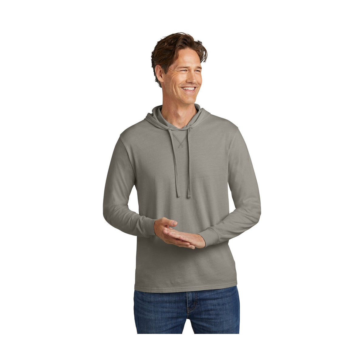 AllMade Men's Mineral Dye Organic Cotton Hoodie Tee AL6305