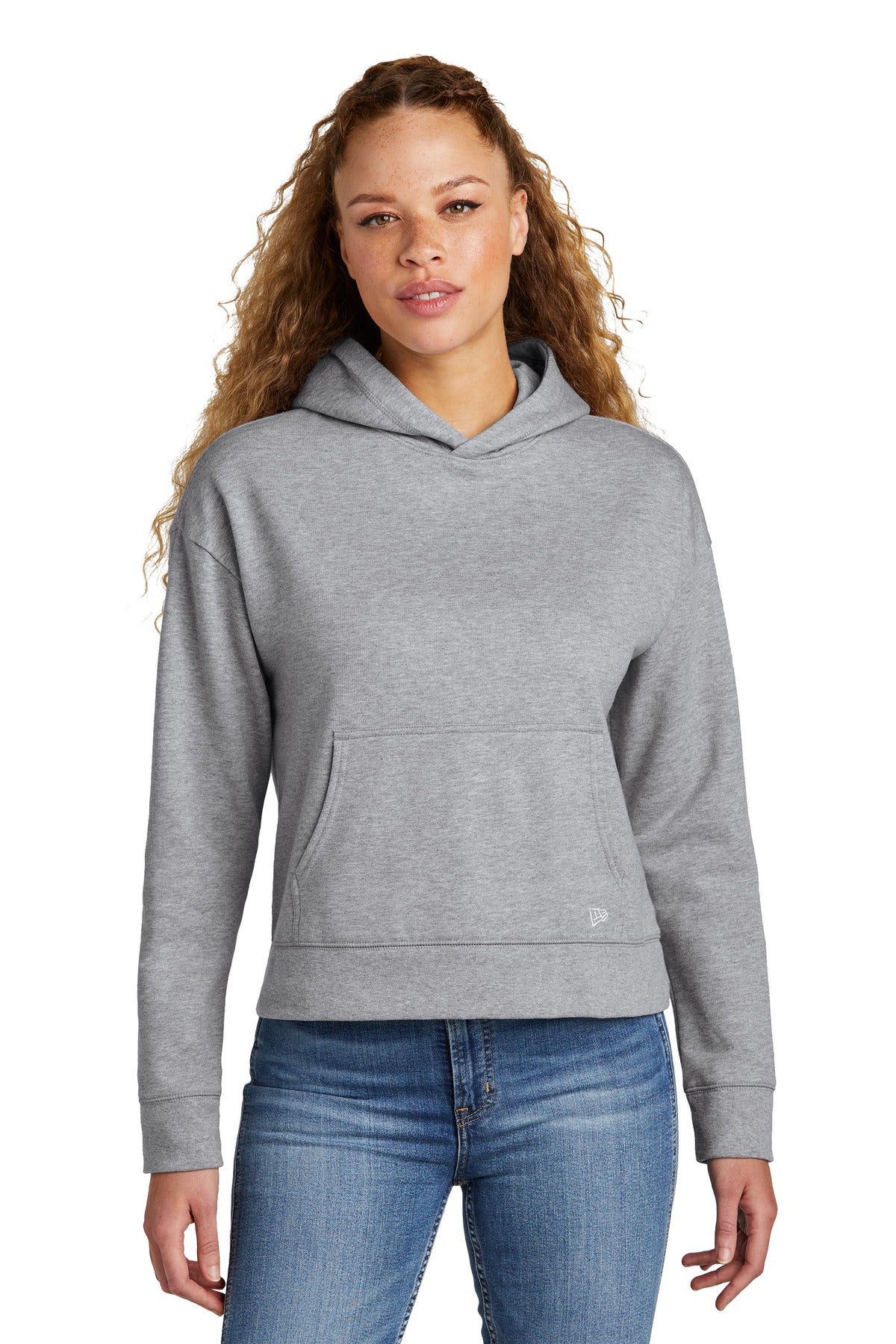 New Era Women's Comeback Fleece Pullover Hoodie. LNEA550 Corporate Apparel Sweatshirts & Fleece