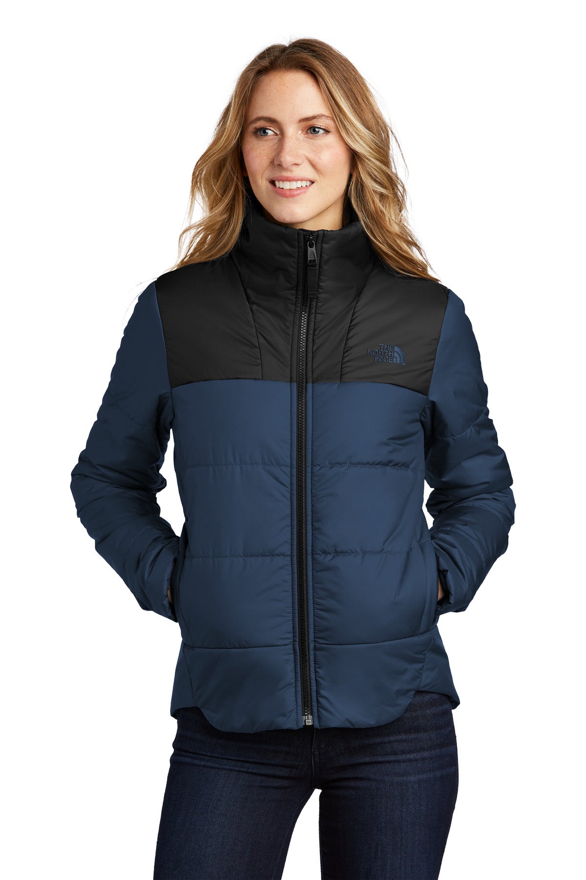 The North Face Ladies Chest Logo Everyday Insulated Jacket. NF0A7V6K Corporate Apparel Jackets & Vests