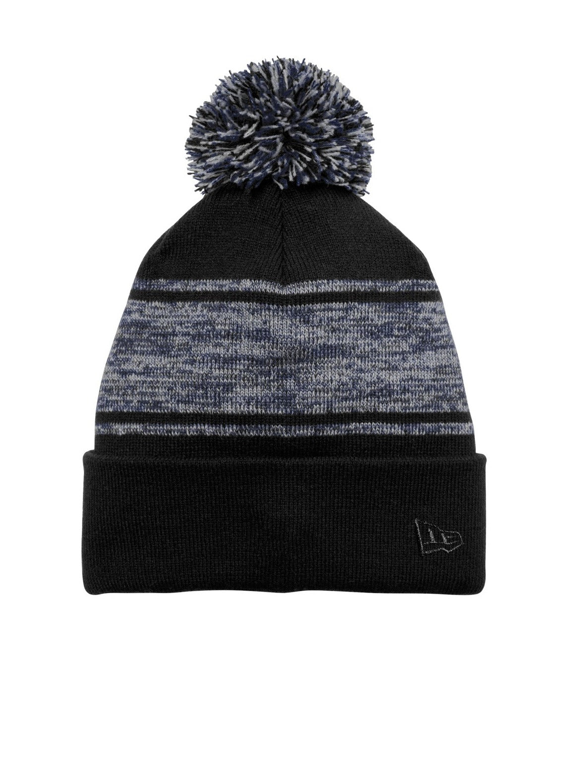 New Era Knit Chilled Pom Beanie. NE909 Corporate Accessories Hats & Caps