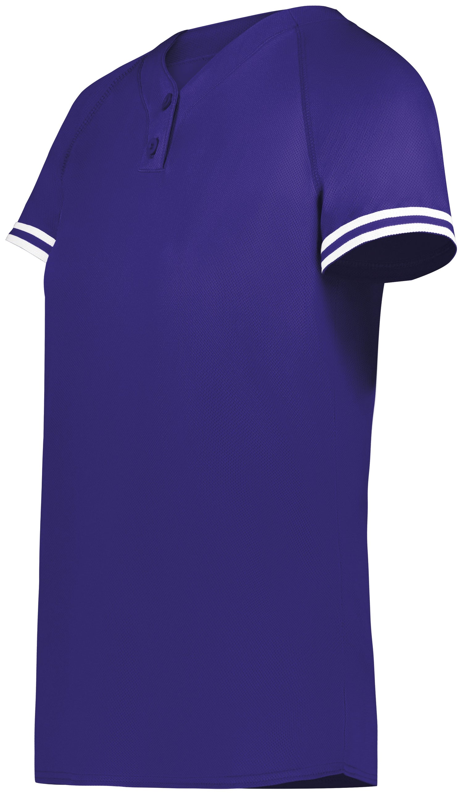 Augusta Girls Cutter+ Henley Softball Jersey Softball Jerseys Youth