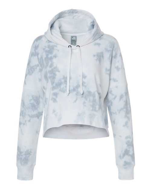 J. America Women's Crop Hooded Sweatshirt 11166-SS Womens Apparel Sweatshirts & Fleece