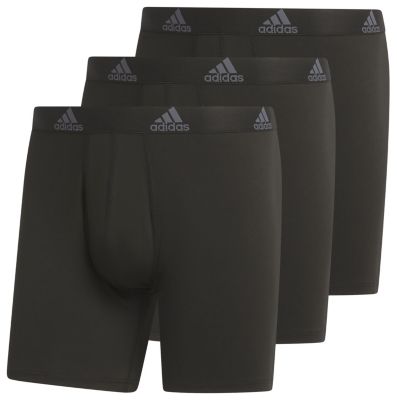 adidas Men's Stretch Cotton 3-Pack Boxer Brief Mens Apparel Underwear