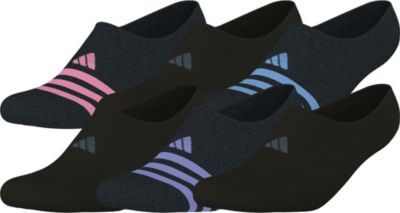 adidas Women's Superlite 3.0 6-Pack Super No Show Socks Unisex Accessories Socks