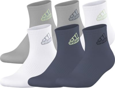 adidas Youth Superlite Classic 6-Pack Quarter Socks Unisex Accessories Socks