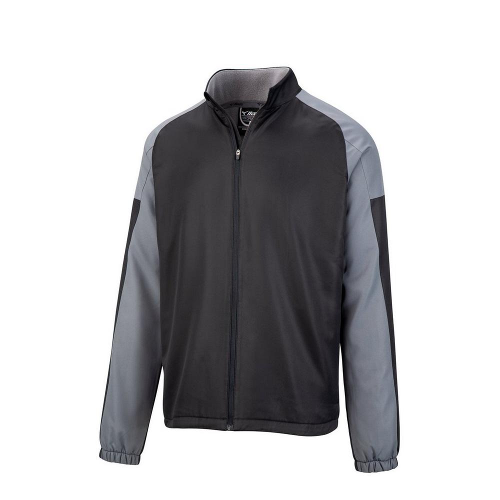 Mizuno Men's Full Zip Dugout Jacket Baseball Cage Jackets All