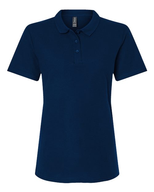 Gildan Women's Softstyle Pique Polo 64800L Womens Apparel Shirts & Tops