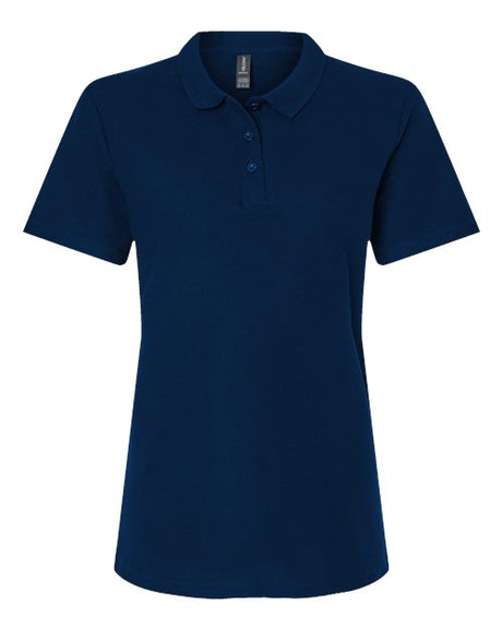 Gildan Women's Softstyle Pique Polo 64800L Womens Apparel Shirts & Tops