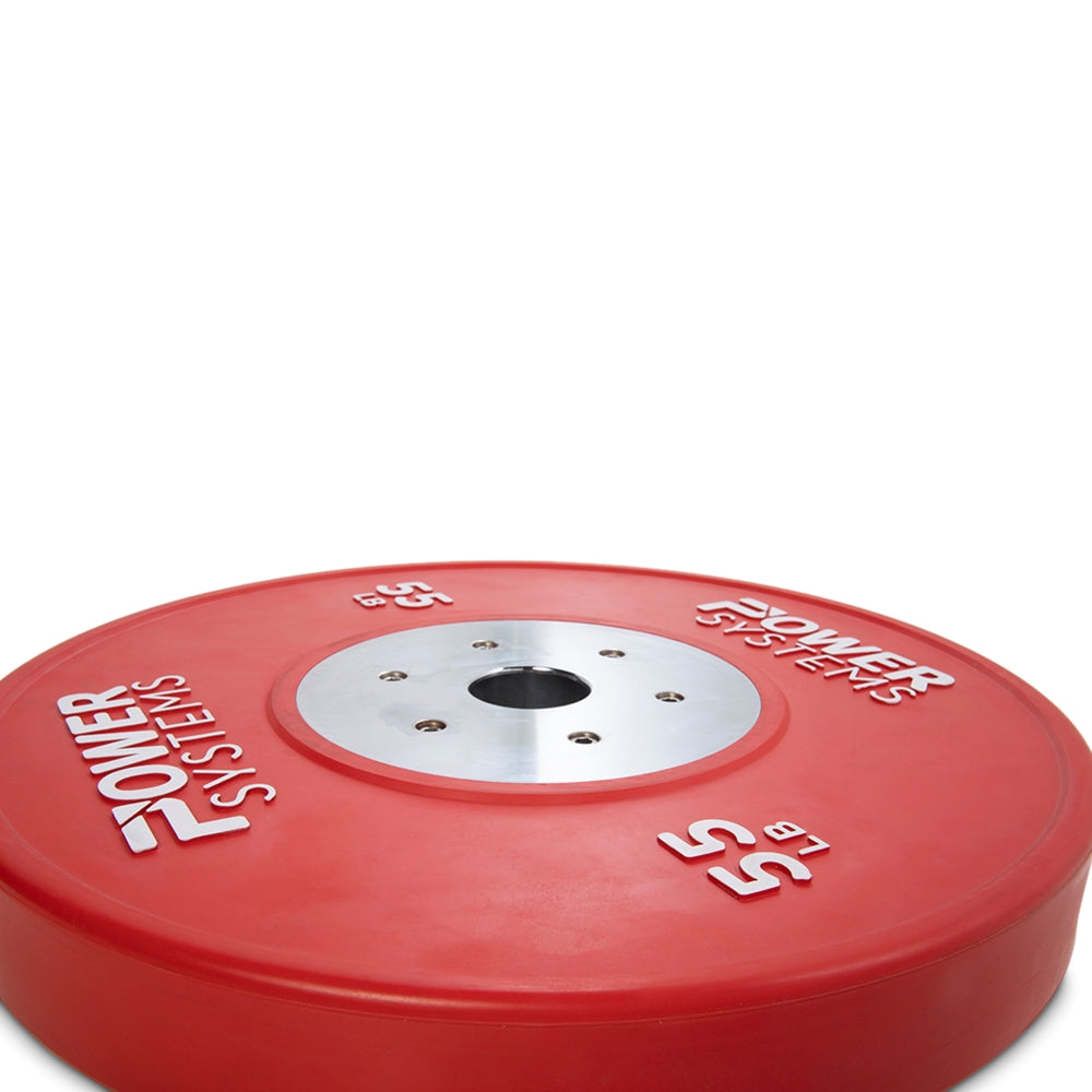 Power Systems Training Plate Olympic Colors Exercise & Wellness Strength Bars & Plates