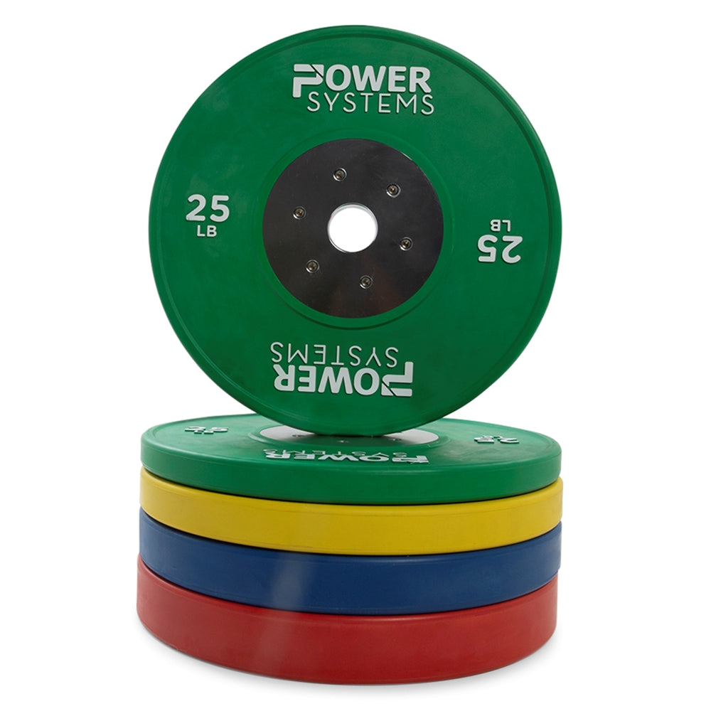Power Systems Training Plate Olympic Colors Exercise & Wellness Strength Bars & Plates