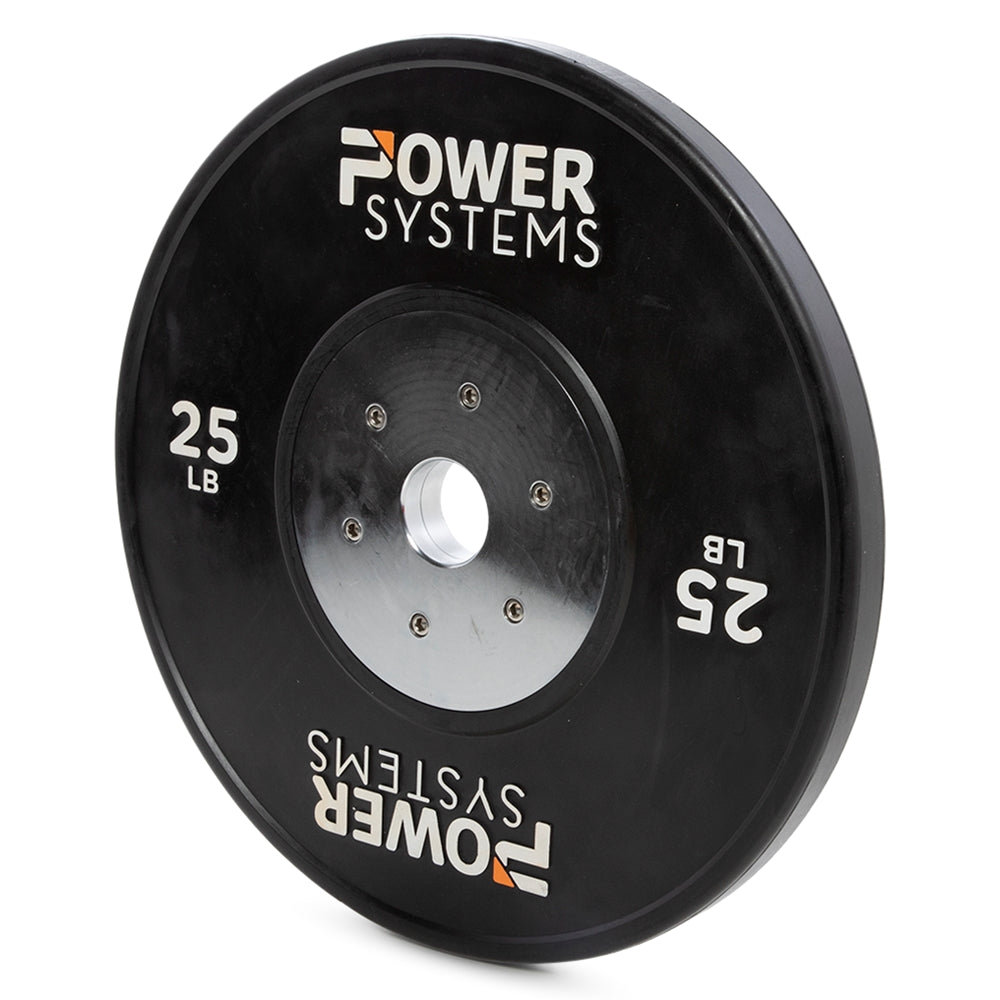 Power Systems Training Plate Black Exercise & Wellness Strength Bars & Plates